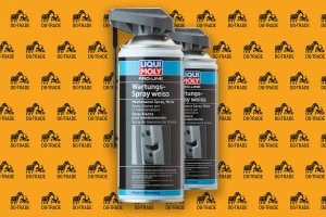 LiquiMoly Pro-Line Wartungs-Spray weiss Грязеотталкивающая белая смазка, 0,4л 7387