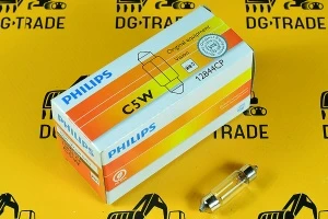 Лампа подсветки номера 12V C5W JCB (Philips) 720/10047
